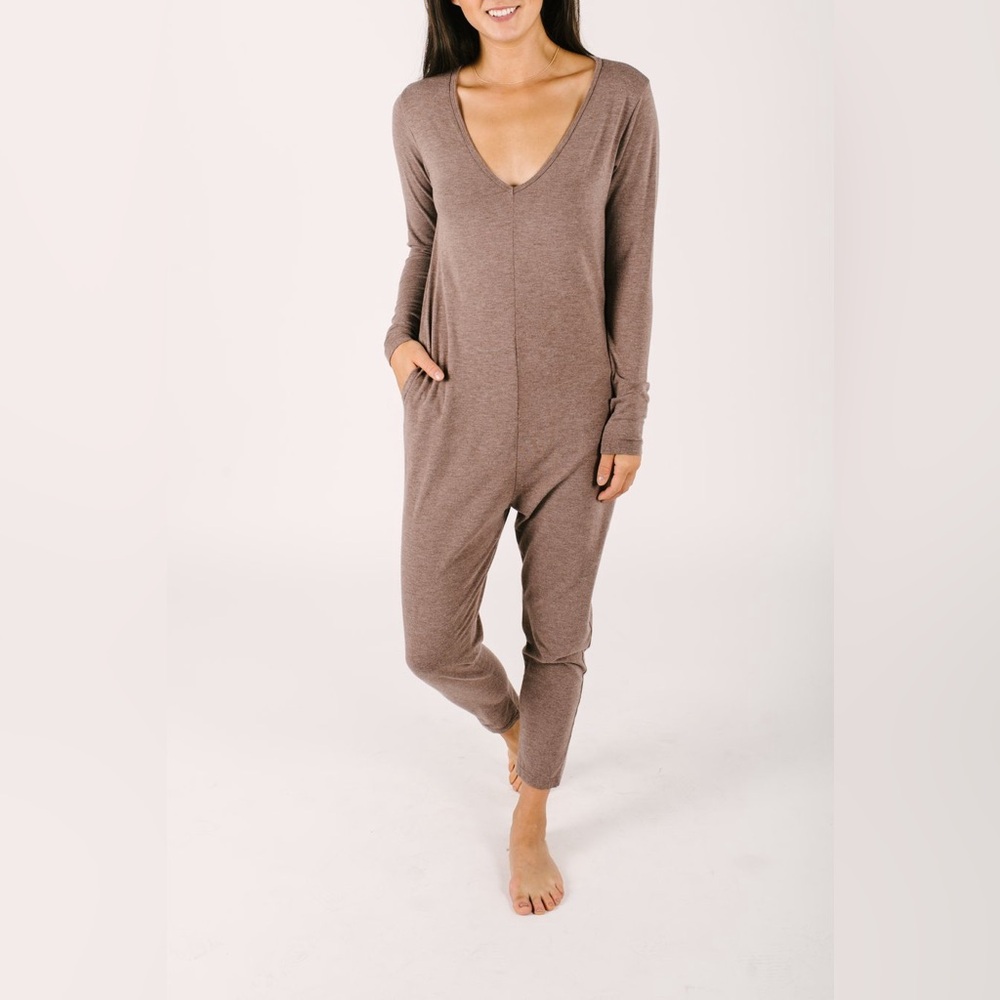 Smash + Tess Brown Romper